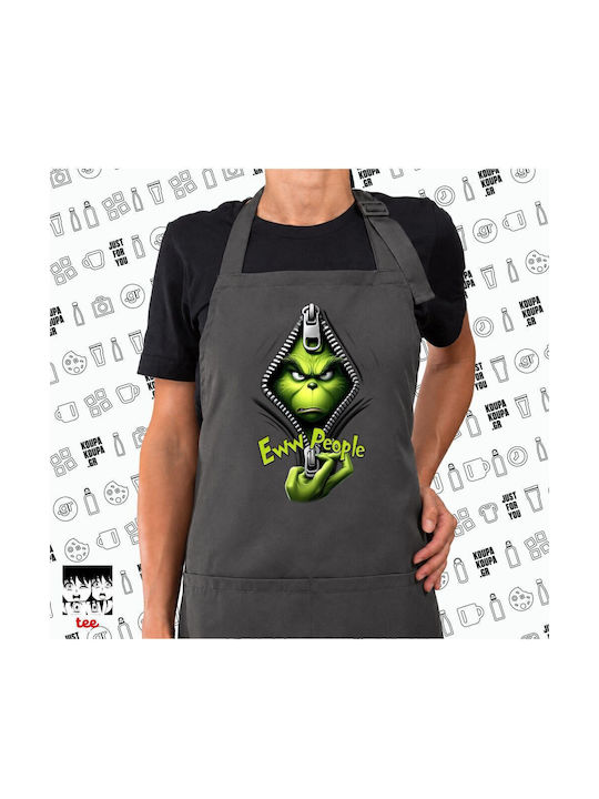 Koupakoupa Grinch Kitchen Apron Grey 22x40cm KP...