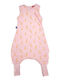 Baby Bliss Spring Sleeping Bag with Legs Pink