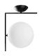 Opviq Luminar Pendul Negru cu Soclu G9 30x25x43 cm