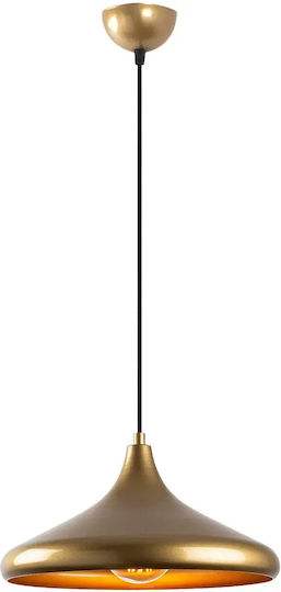 Opviq Eysan Hängelampe Gold für 27 E27-Leuchtmittel 34x34x27 cm