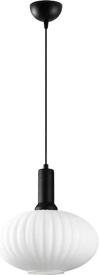 Opviq Asker Lampă Suspendată Neagră pentru 30 de Becuri E27 30x30x118 cm