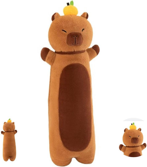 Jucărie de pluș Capibara Pernă 70 Cm Maro Cadou pentru Copii și Adulți