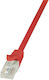 Logilink Utp Patch Cord Cat5e Copper-aluminum 2 M Red Awg26 "cp1054u" Green Stamp 0.08 Lei