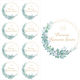 Communion Hexagon Paper Clips 8 Pcs 45 Mm 1 Set