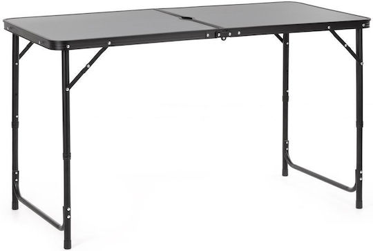 Masă Pliabilă din Aluminiu pentru Camping 120x60x71cm Gri