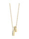 Art Collection Necklace in Gold-Plated Steel