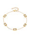 Art Collection Women's Gold-Plated Steel Bracelet