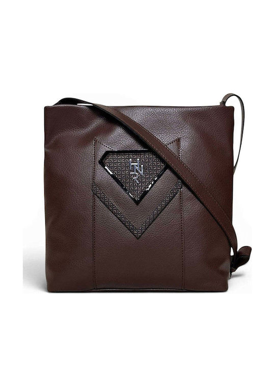 Damen-Crossbody-Messenger-Tasche Tie Braun