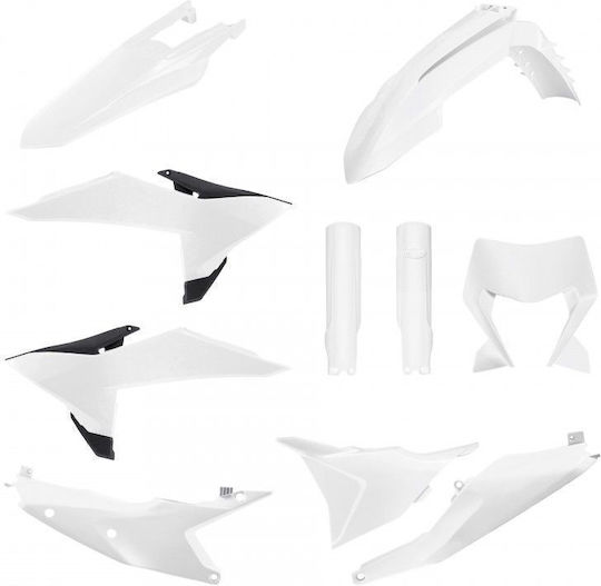 Polisport Plastic Kit Ktm Exc Xc 26 White Durable