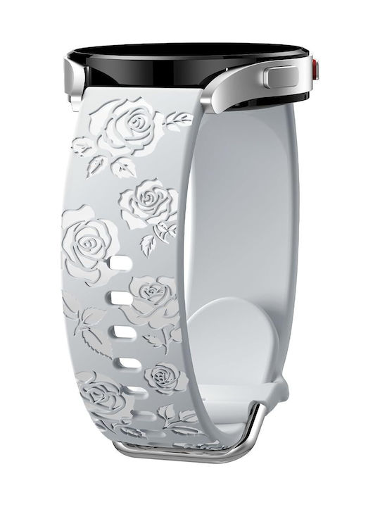 Λουράκι Σιλικόνης Concave Rose Garmin Vivoactive 5 Grey