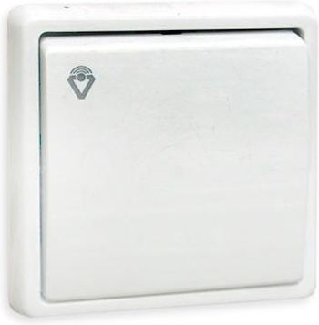 Vilma Recessed Wall Switch with White Frame
