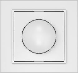 Vilma Unterputz-Dimmerschalter mit LED-Rahmen in Weiß Vilma Unterputz-Dimmerschalter mit LED-Rahmen in Weiß
