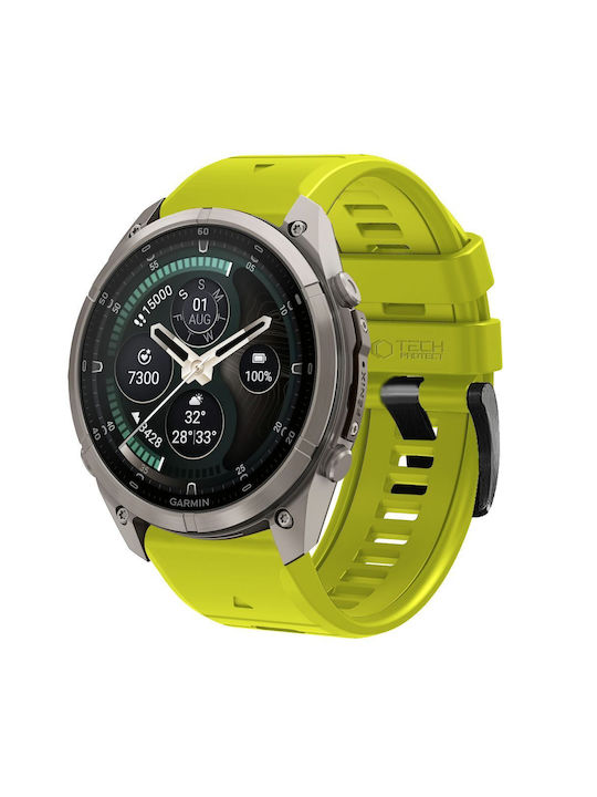 Tech-protect Silicone Garmin Fenix 5 6 6 Pro 7 8 8 Pro E 9 9 Pro 51 Mm Volt Lime 5906302399963