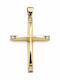 Kontopoulos 14K Gold Cross Without Chain