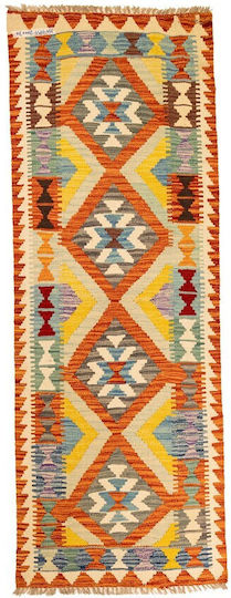 Handmade Multicolour Kilim 70x200cm Handmade Multicolour Kilim 70x200cm