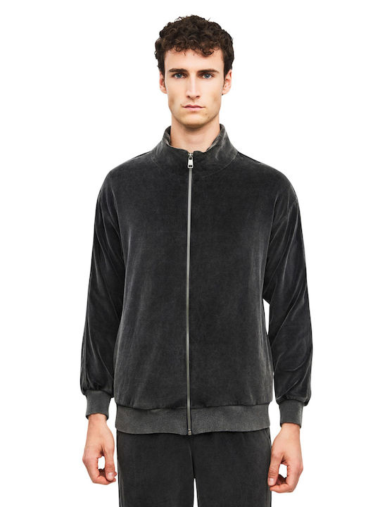 Dirty Laundry Hanorac cu fermoar Vint Black Black