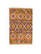 Kilim Handgefertigter Rechteckiger Mehrfarbiger Teppich 101x150cm