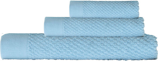 Viopros Hand Towel 30x50cm Light Blue 500gsm