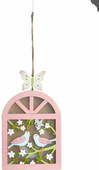 JK Home Decoration Dekorative Holz-LED-Leuchte Pilz 14x20 cm