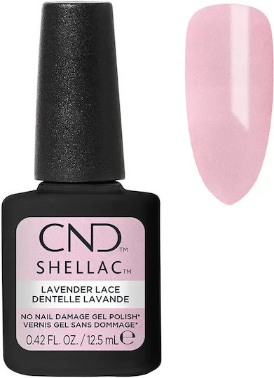 CND Shellac Полутраен Лак за Нокти Lavender Lace 12,5 мл
