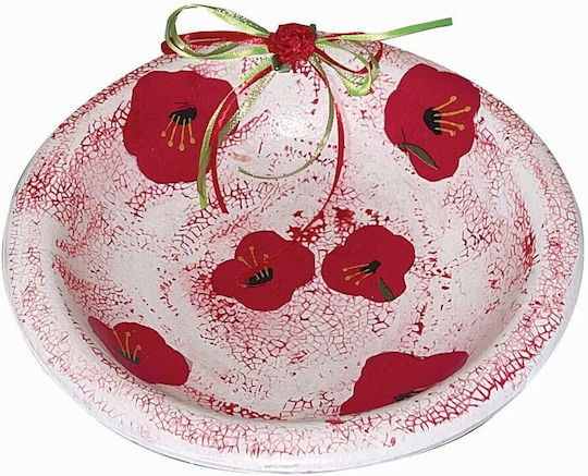 Jk Home Décor Μπωλ Παπαρούνα 21cm