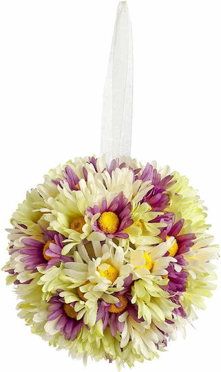 Jk Home Décor Μπάλα Μαργαρίτες Μωβ