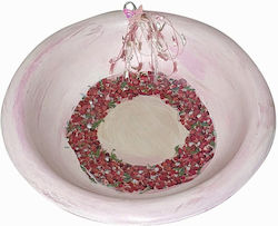 Jk Home Décor Μπωλ Στεφάνι Λουλουδιών 21cm