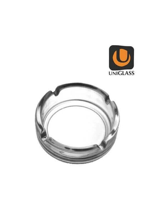 Uniglass Glasaschenbecher Transparent Selena 105 mm 24 Stück 60055 1-19434