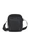 Herren Schulter / Crossbody Tasche Schwarz