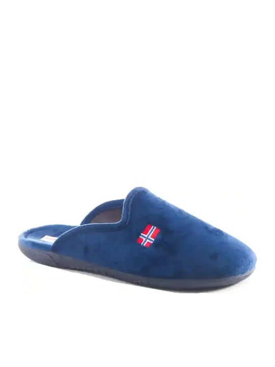 Adam's Shoes Herren-Hausschuhe Blau