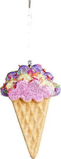 JK Home Décor Eis Styropor Hängendes Ornament 16 cm