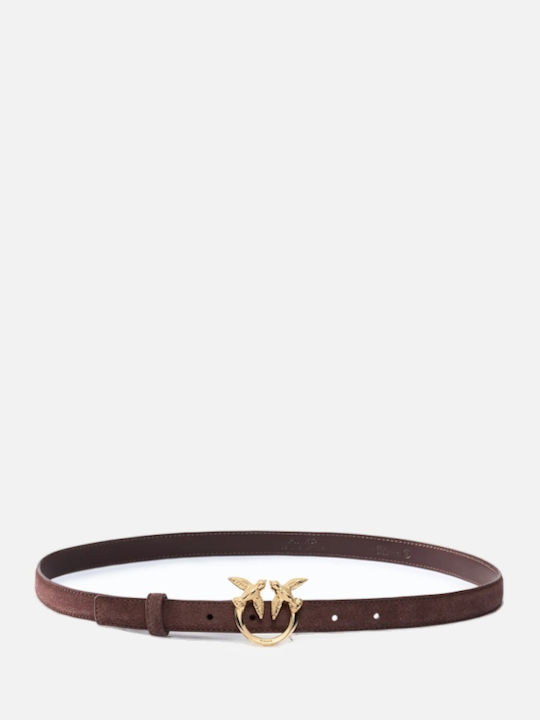 Pinko Brown Leather Women's Belt