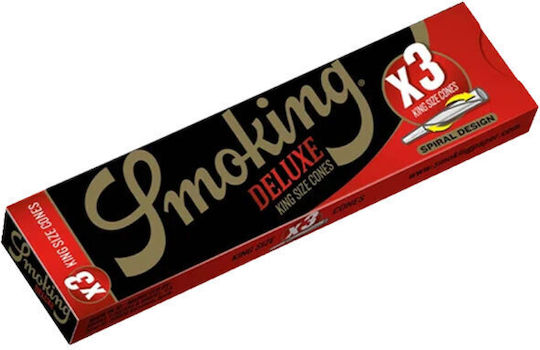 Smoking Πουρόφυλλα Deluxe King Size Λευκό 3τμχ