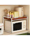 Suport Metalic pentru Cuptor cu Microunde 50.5x36x48.5 cm Gri