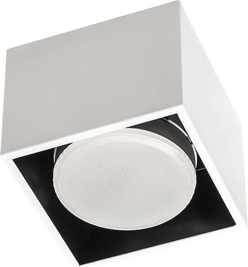 123led Spot Simplu cu Soclu GX53 în Culoare Albă