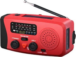 Joc A320 Radio Portabil Retro Solar cu USB Roșu Joc A320 Radio Portabil Retro Solar cu USB Roșu
