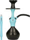 El-badia Einfacher Wasserpfeife Schwarz Blau 16204-Schwarz Blau