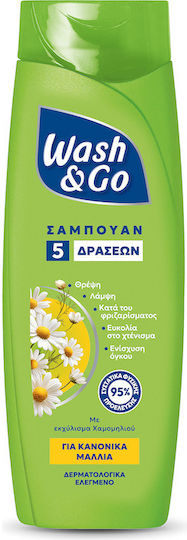 Wash & Go Chamomile Σαμπουάν Με Χαμομήλι 360 Ml