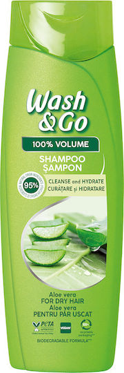 Wash & Go Aloe Vera Σαμπουάν Με Αλόη 360 Ml