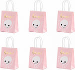 PartyDeco Boo Geschenktüte Rosa 14x8x18 cm