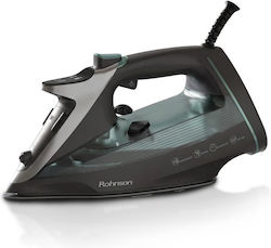Rohnson Fier de Călcat cu Abur 3050W cu Talpă Ceramică și Debit Continuu de Abur 40gr/min