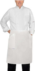 Egochef Weiße Kellnerschürze für die Taille