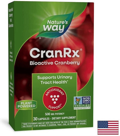 Nature's Way Cranrx 500 mg 283 g 250 ml 30 Капсули