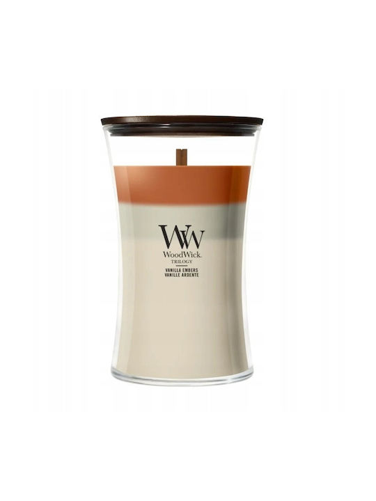 WoodWick Duftkerze Vanilla Embers mit Vanilleduft