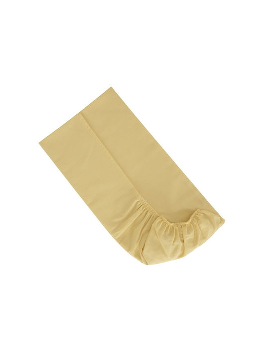 Lorelli Baby Crib Sheet Cotton Fitted Uni Yello...