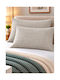 Decotelia Dune Kissenbezug-Set mit Umschlag Greige 53x73 cm