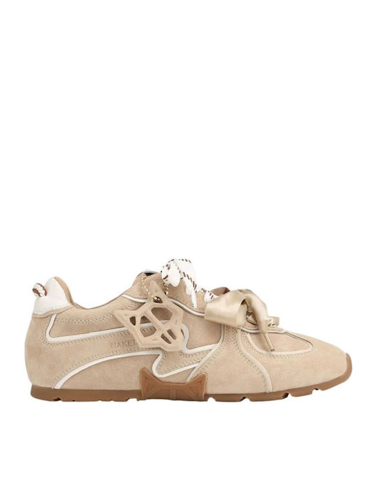 Naked Wolfe Women's Beige Sneakers