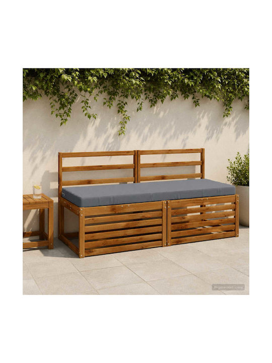 vidaXL Gartenbankkissen Soest Blau 2 Stück 50 x...