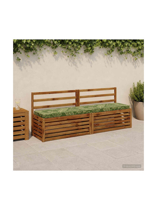 vidaXL Gartenbankkissen Grün 2 Stk. 40 x 200 cm