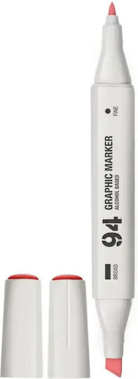Montana Colors 94 Graphic Marker de Caligrafie Alb de 7 mm